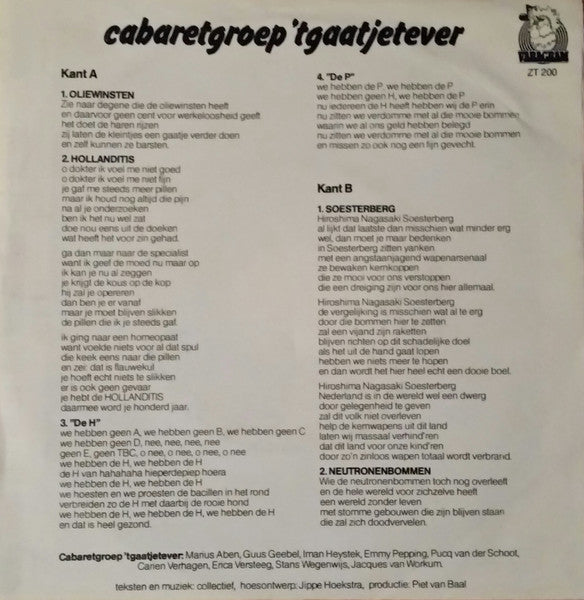 Cabaretgroep 'tgaatjetever - Oliewinsten 34192