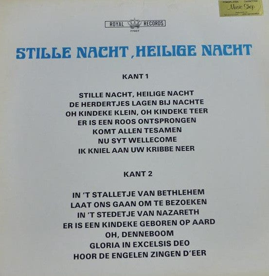 Unknown Artist - Stille Nacht, Heilige Nacht (LP) 41179 Vinyl LP Vinyl Goed / Hoes Goed