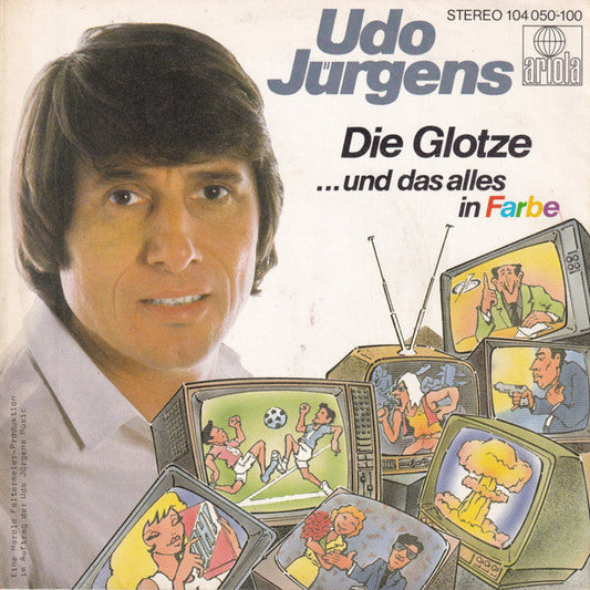 Udo Jurgens - Die Glotze 16180 Vinyl Singles Vinyl Goed / Hoes Goed