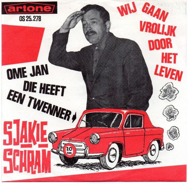 Sjakie Schram - Wij Gaan Vrolijk Door Het Leven 29623 Vinyl Singles Vinyl Goed / Hoes Goed