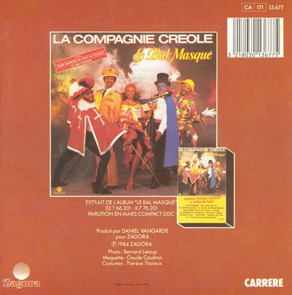 La Compagnie Créole - Le Bal Masqué 19230 Vinyl Singles Vinyl Goed / Hoes Goed