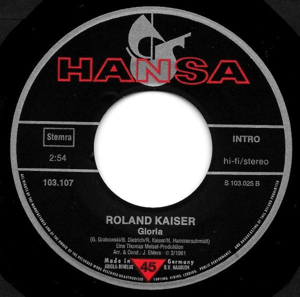 Roland Kaiser - Lieb' Mich Ein Letztes Mal 40947