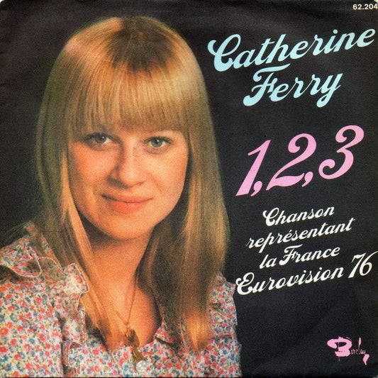 Catherine Ferry - 1, 2, 3 41139 Vinyl Singles Vinyl Goed / Hoes Goed