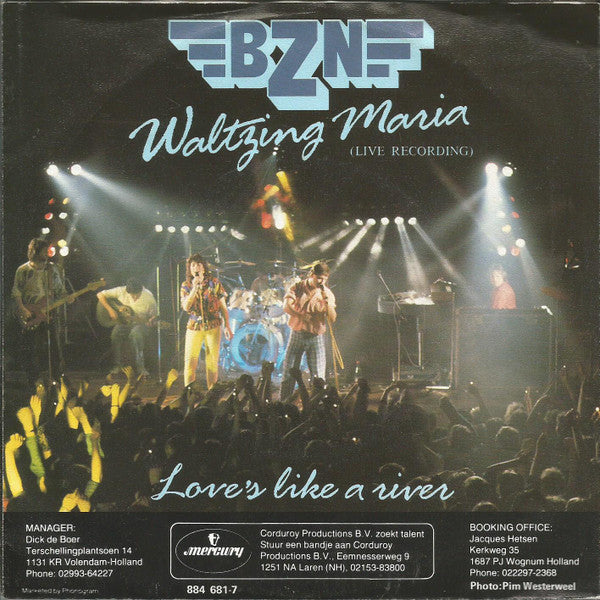 BZN - Waltzing Maria (Live Recording) 03846 Vinyl Singles Vinyl Goed / Hoes Goed