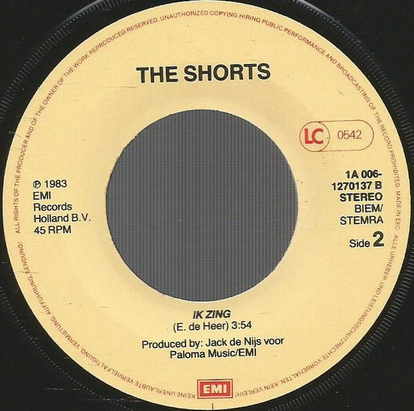 Shorts - Je Suis Tu Es 05457 Vinyl Singles Vinyl Goed / Hoes Goed
