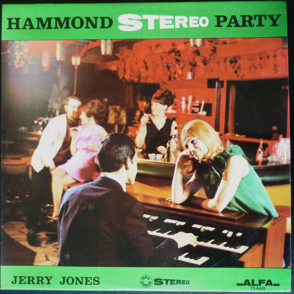 Jerry Jones - Hammond Stereo Party - Met Ritmische Begeleiding (LP) 50646 Vinyl LP Vinyl Goed / Hoes Goed