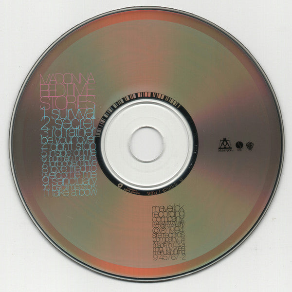 Madonna - Bedtime Stories (CD) 70770 Compact Disc Goede Staat