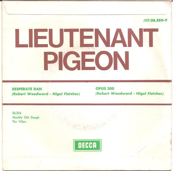 Lieutenant Pigeon - Desperate Dan 34982 Vinyl Singles Vinyl Goed / Hoes Goed