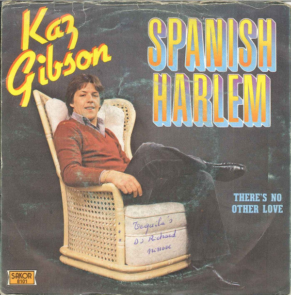 Kaz Gibson - Spanish Harlem 11985 Vinyl Singles Vinyl Goed / Hoes Goed