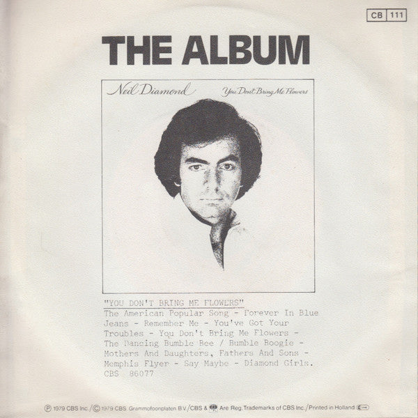 Neil Diamond - The American Popular Song 38761 Vinyl Singles Vinyl Goed / Hoes Goed