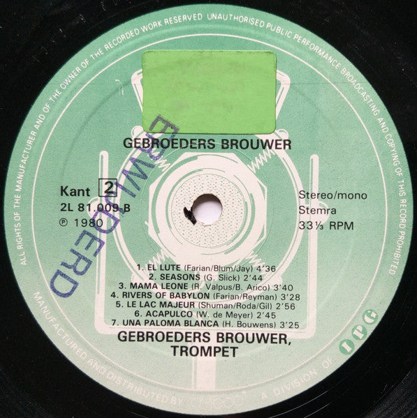 Gebroeder Brouwer - Romantiek & Gezelligheid (LP) 48884