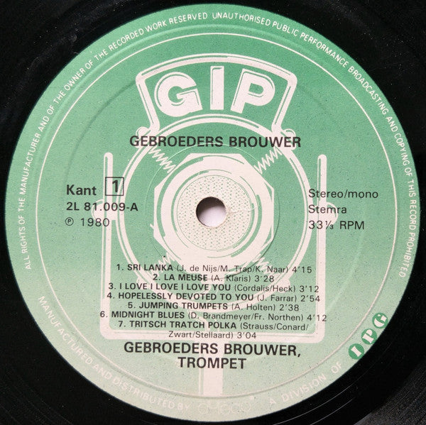 Gebroeder Brouwer - Romantiek & Gezelligheid (LP) 48884