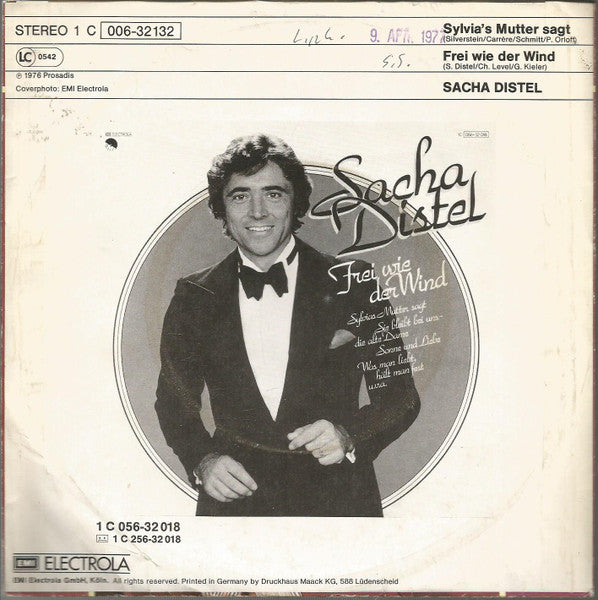 Sacha Distel - Sylvia's Mutter Sagt 31369 Vinyl Singles Vinyl Goed / Hoes Goed