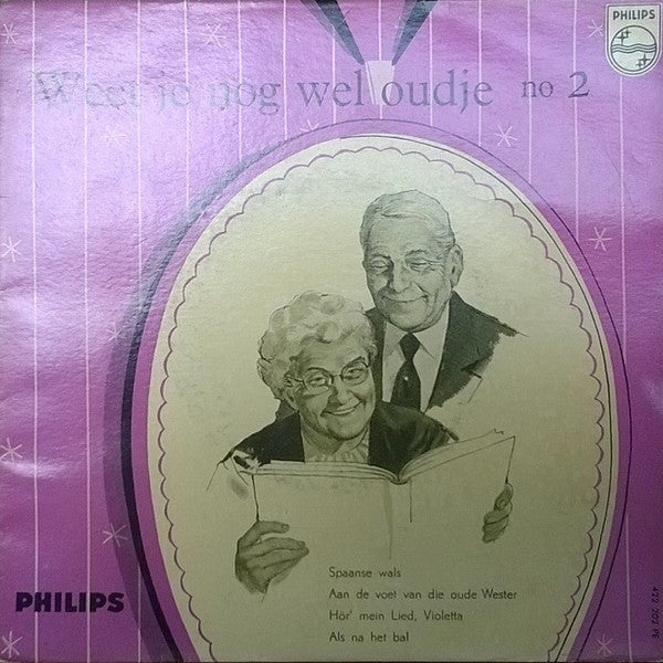 Various - Weet Je Nog Wel Oudje No 2 04640 Vinyl Singles EP Vinyl Goed / Hoes Goed