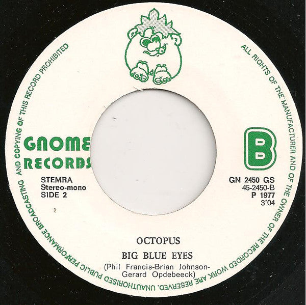 Octopus - Get Up 33365 Vinyl Singles Vinyl Goed / Hoes Goed