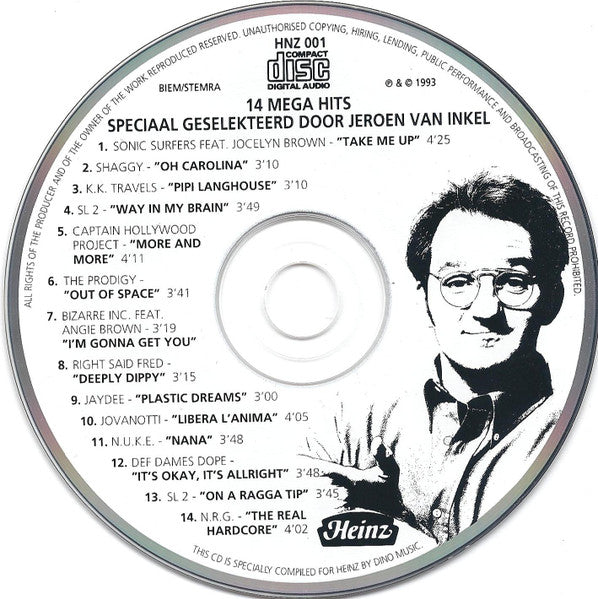 Jeroen van Inkel - Heinz Mega Music CD-Collection (CD) 70534 Compact Disc Goede Staat