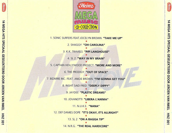 Jeroen van Inkel - Heinz Mega Music CD-Collection (CD) 70534 Compact Disc Goede Staat