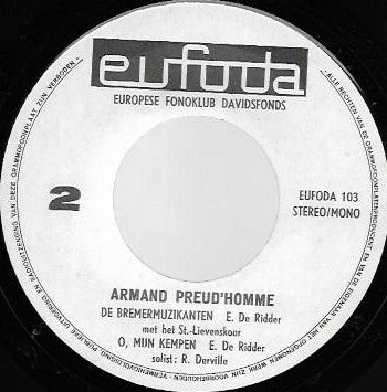 Armand Preud'homme – Het Beste van Armand Preud'homme 29674 Vinyl Singles EP Vinyl Goed / Hoes Goed