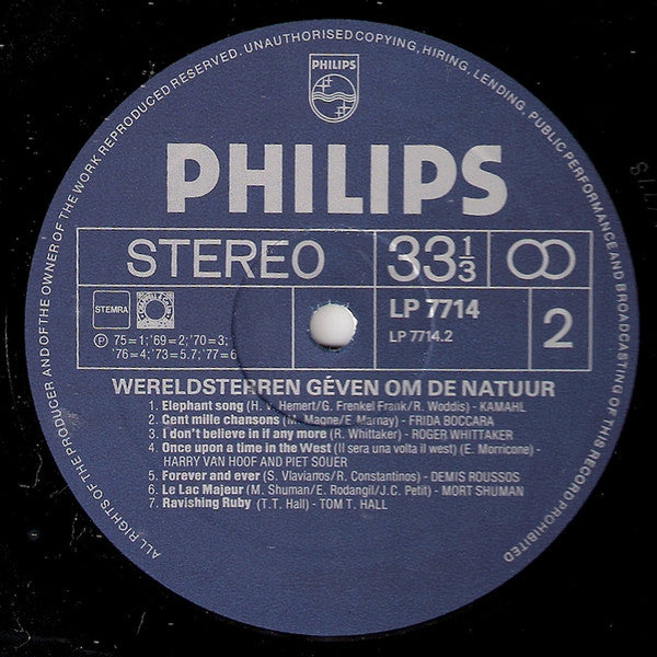 Various - Weltstars kümmern sich um die Natur (LP) 42664