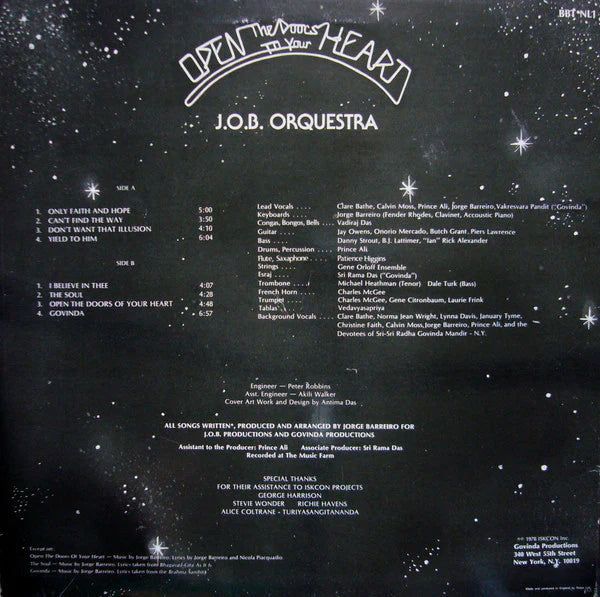 JOB Orquestra – Öffne die Türen zu deinem Herzen (LP) 51530