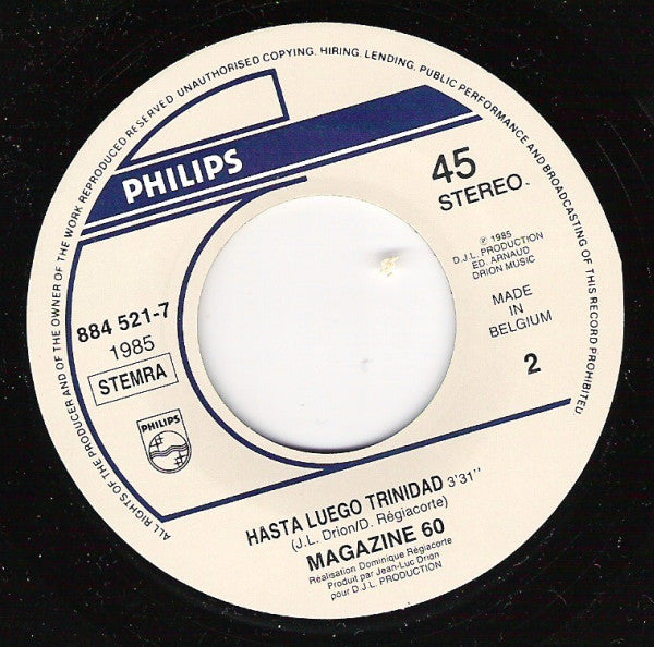 Magazine 60 - Rendez-Vous Sur La Costa Del Sol 12590 Vinyl Singles Vinyl Goed / Hoes Goed