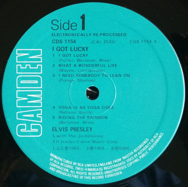Elvis Presley – I Got Lucky (LP) 51222