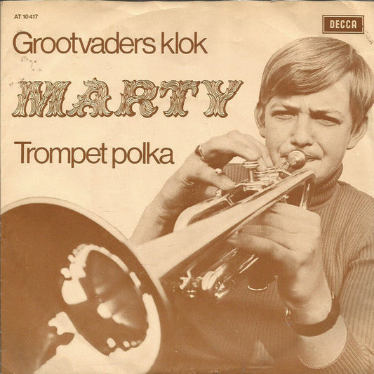 Marty - Grootvaders klok 00152 Vinyl Singles Vinyl Goed / Hoes Goed