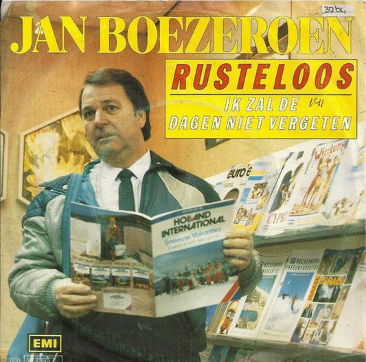 Jan Boezeroen - Rusteloos 23701 Vinyl Singles Vinyl Goed / Hoes Goed
