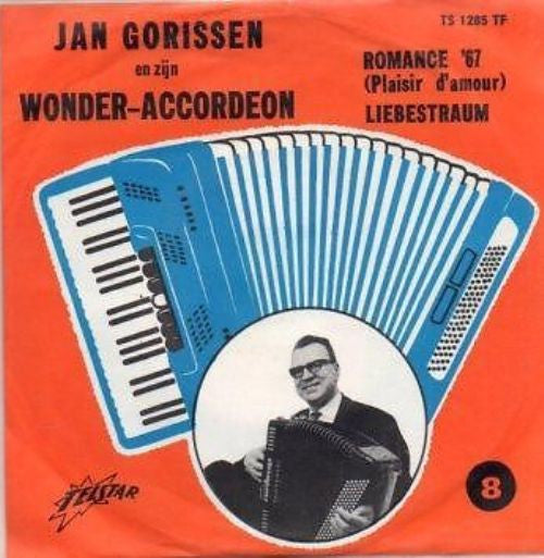 Jan Gorissen - Romance '67 (Plaisir D'amour) 31893 Vinyl Singles Vinyl Goed / Hoes Goed