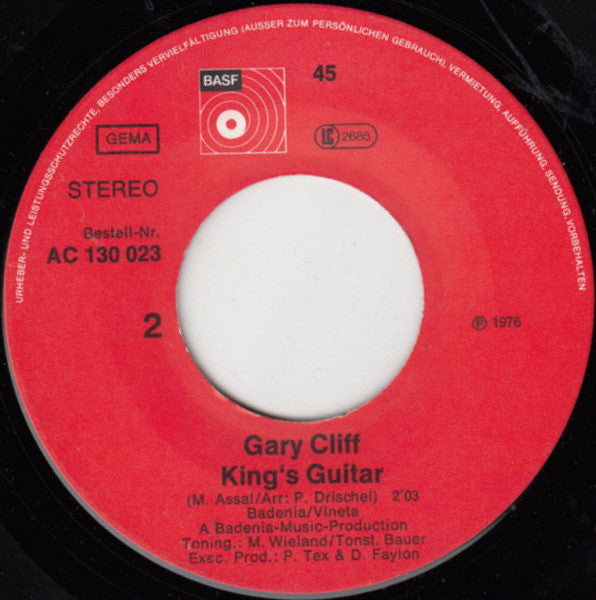 Gary Cliff - Slow Love Vinyl Singles Vinyl Zeer Goed / Hoesje Generic "VINYLSINGLES.NL"