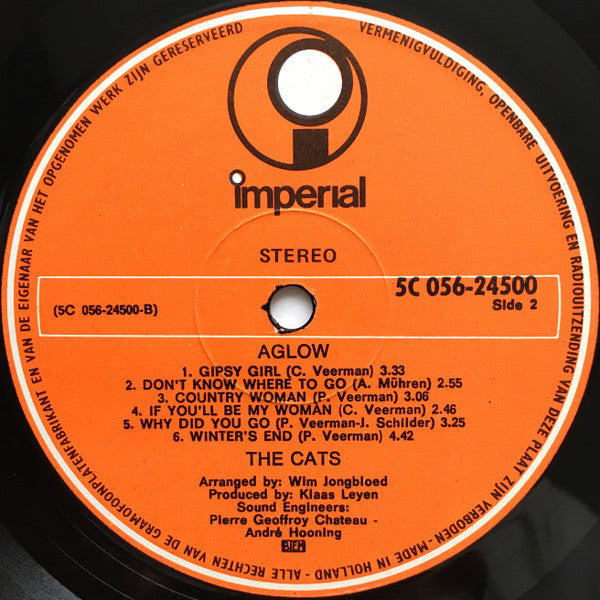 Cats - Aglow (LP) 41248b Vinyl LP Vinyl Goed / Hoes Goed