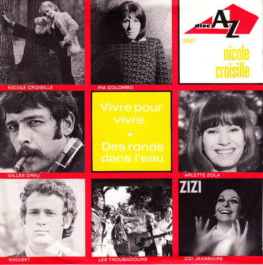 Nicole Croisille - Vivre Pour Vivre 08424 Vinyl Singles Vinyl Goed / Hoes Goed