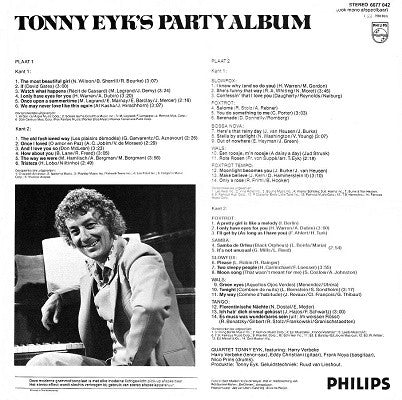 Tonny Eyk - Tonny Eyk's Party Album (LP) 41345 Vinyl LP Vinyl Goed / Hoes Goed