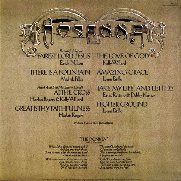 Various - Hosanna (LP) 46915 Vinyl LP Vinyl Goed / Hoes Goed