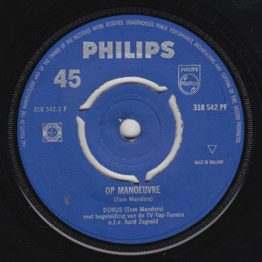Dorus - Op Manoeuvre 08867 Vinyl Singles Vinyl Goed / Hoes Goed