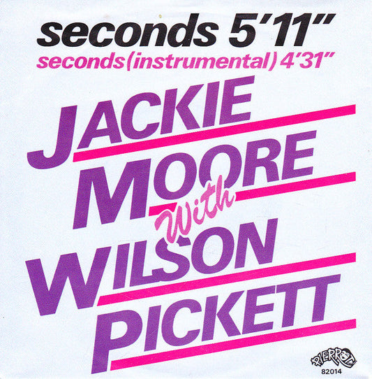 Jackie Moore And Wilson Pickett - Seconds 04184 Vinyl Singles Vinyl Goed / Hoes Goed