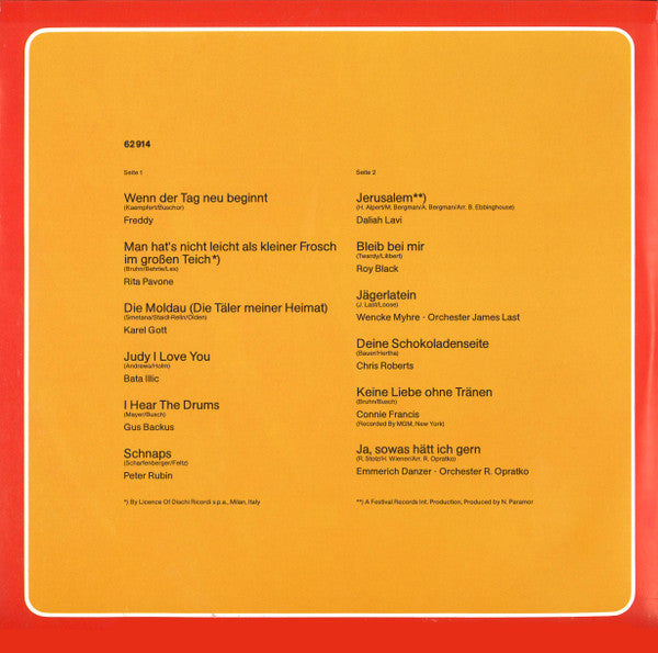 Various - Goldene Polydor-Schlager 5. Folge (LP) 50621 Vinyl LP Dubbel Vinyl Goed / Hoes Goed