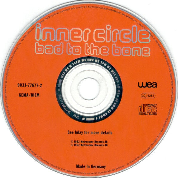 Inner Circle - Bad To The Bone (CD) 70752 Compact Disc Goede Staat