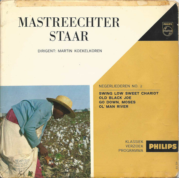 Koninklijke Zangvereniging Mastreechter Staar - Negerliederen No. 2 21752 Vinyl Singles Vinyl Goed / Hoes Goed