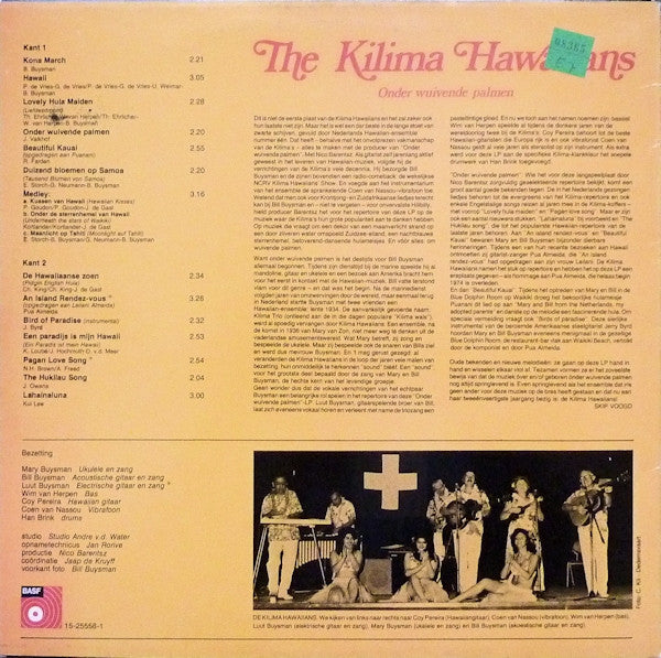 Kilima Hawaiians - Onder Wuivende Palmen (LP) 46249 Vinyl LP Vinyl Goed / Hoes Goed