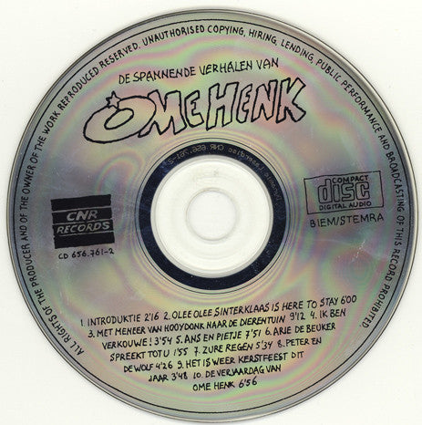 Ome Henk - De Spannende Verhalen Van Ome Henk (CD) 70920 Compact Disc Goede Staat