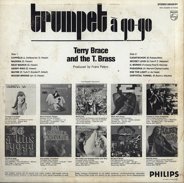 Terry Brace And The T. Brass - Trumpet À Go Go (LP) 49725 Vinyl LP Vinyl Goed / Hoes Goed