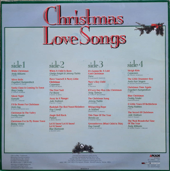 Various - Christmas Love Songs (LP) 52105 Vinyl LP Vinyl Goed / Hoes Goed