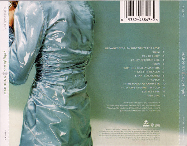 Madonna - Ray Of Light (CD) 70544 Compact Disc Goede Staat