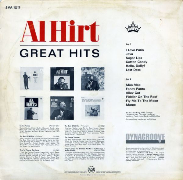 Al Hirt - Great Hits (LP) 41257 Vinyl LP Vinyl Goed / Hoes Goed
