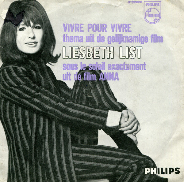 Liesbeth List - Vivre Pour Vivre - Thema Uit De Gelijknamige Film 37698 Vinyl Singles Vinyl Goed / Hoes Goed