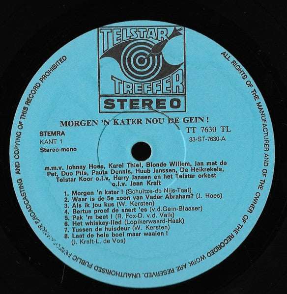 Various - Tomorrow 'N Kater Nou De Gein (LP) 50387