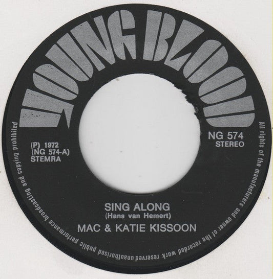 Mac & Katie Kissoon - Sing Along Vinyl Singles Vinyl Goed / Hoes Generic