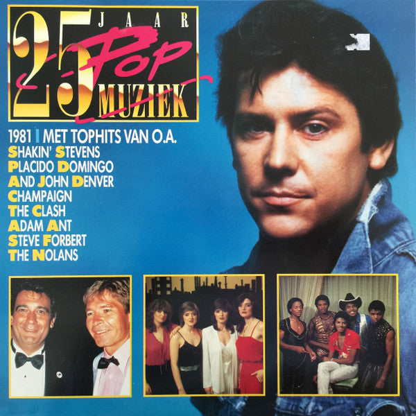 Various - 25 Jaar Popmuziek - 1981 (LP) 51459 Vinyl LP Vinyl Goed / Hoes Goed