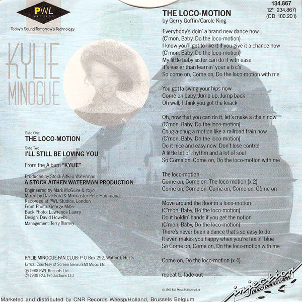 Kylie Minogue - The Loco-Motion 18264